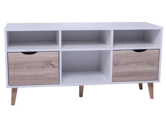 Έπιπλο Τηλεόρασης Tv15 33.0107 117Χ39X53cm Sonoma-Oak Μελαμίνη