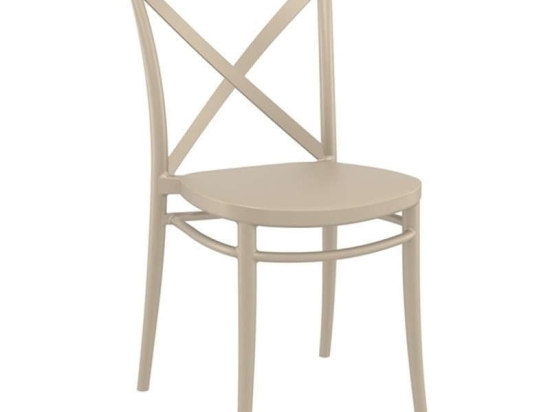 Καρέκλα Cross 20.0590 51Χ51Χ87cm Dove Grey Siesta