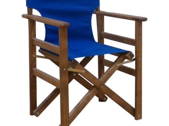Καρέκλα Σκηνοθέτη Torino 63.0122 59X51X85cm Blue
