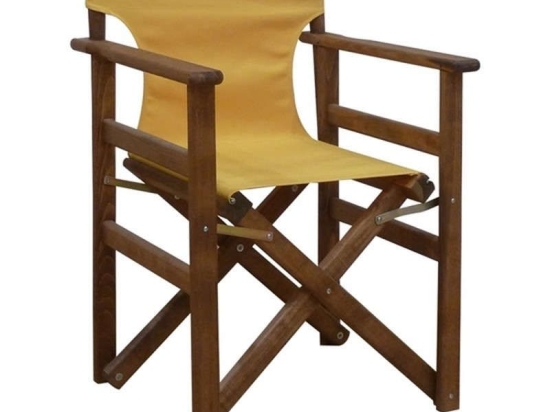 Καρέκλα Σκηνοθέτη Torino 63.0123 59X51X85cm Yellow
