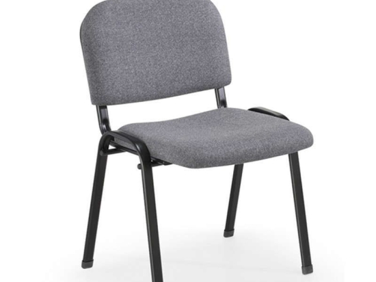 Καρέκλα Υποδοχής Milos 01.0201 53Χ57Χ46/78,5cm Grey
