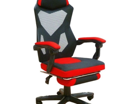 Πολυθρόνα Γραφείου Gaming Με Υποπόδιο BS6220 01.0406 61Χ62,5Χ105-115cm Black-Yellow