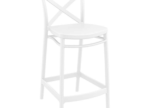 Σκαμπό Cross 20.0614 45Χ50Χ96cm White Siesta