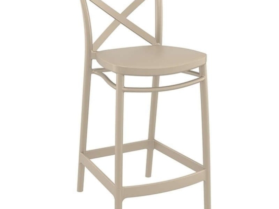 Σκαμπό Cross 20.0617 45Χ50Χ96cm Dove Grey Siesta