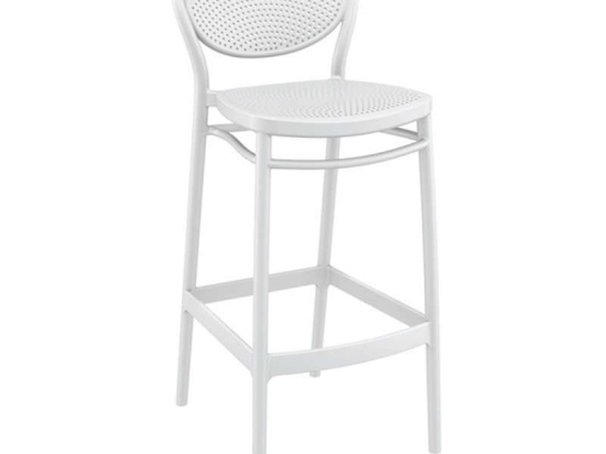 Σκαμπό Marcel 20.0646 45Χ52Χ106cm White Siesta Πολυπροπυλένιο