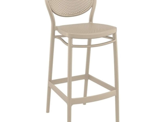 Σκαμπό Marcel 20.0649 45Χ52Χ106cm Dove Grey Siesta Πολυπροπυλένιο