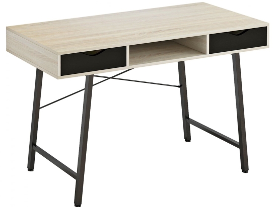 Γραφείο HM2129.02 104Χ48Χ89cm Walnut-Grey