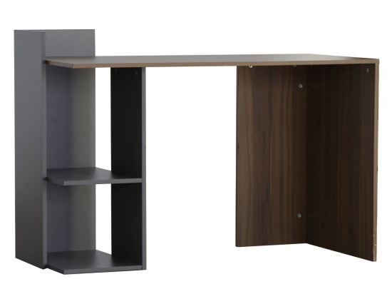 Γραφείο HM8994.01 112x55x85cm Walnut-Grey