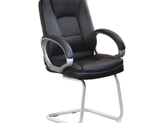 Πολυθρόνα Aναμονής (Σετ 2τμχ) A5600V Black Ρu 65Χ50Χ108cm