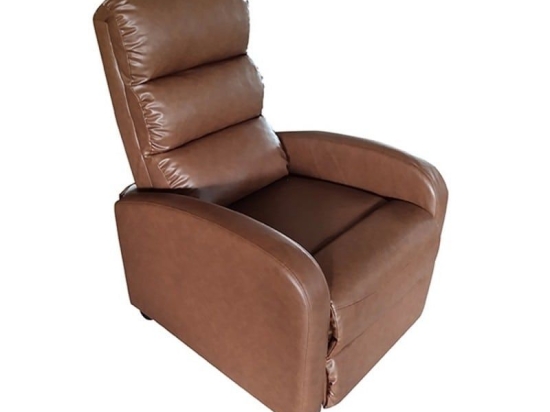 Πολυθρόνα Relax Alison 15.0031 68X76X104 Brown Τεχνόδερμα