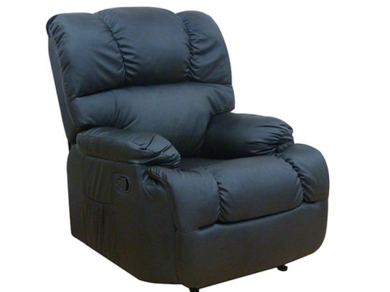 Πολυθρόνα Massage Aspen 15.0020 84Χ93Χ102 Black Τεχνόδερμα