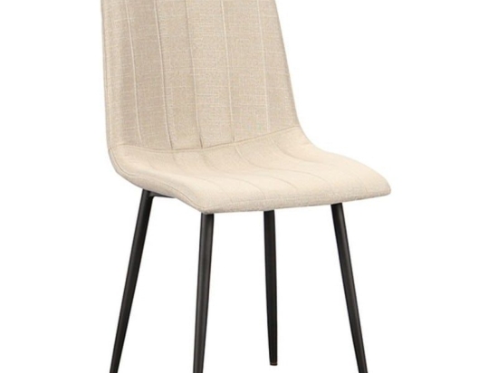 Καρέκλα Dora 11.1582 43Χ50Χ85 Beige Μέταλλο,Ύφασμα