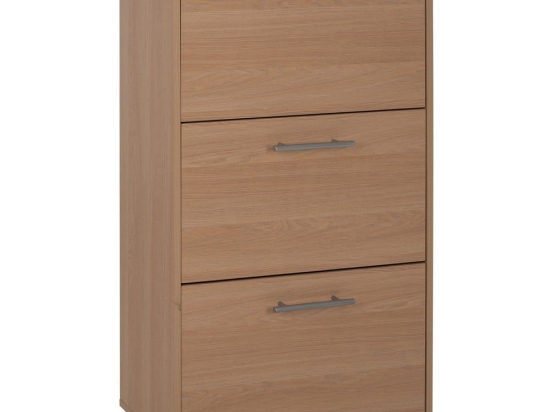 Παπουτσοθήκη Davina HM2221.09 3 Θέσεων 62x24x110cm Natural Μελαμίνη