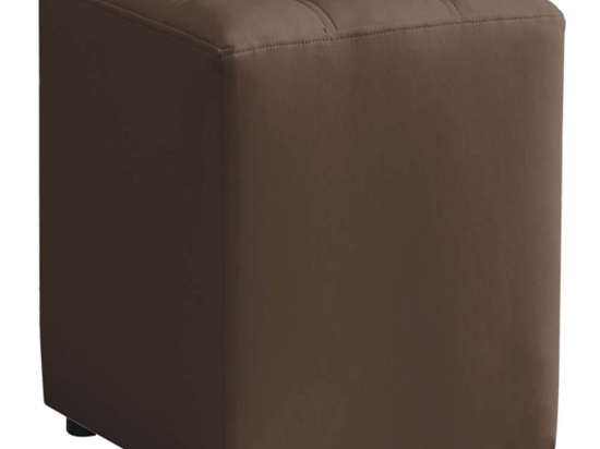 Σκαμπό Cube 40.0123 35x35x42cm Brown Zita Plus