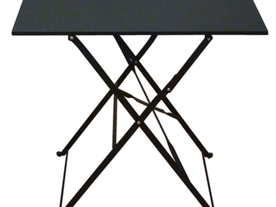 Τραπέζι Πτυσσόμενο Alma 24.0199 50x70x71cm Black