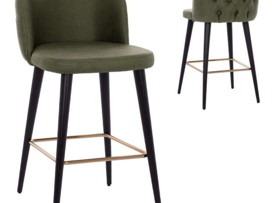Σκαμπώ Marcello HM9280.13 Επαγγελματικό 50x49,5x101,5cm Nubuck Green Μέταλλο,Ύφασμα,Ξύλο