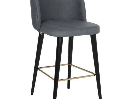 Σκαμπώ Επαγγελματικό Marcello HM9280.20 50x58x100cm Nubuck Grey Ξύλο,Ύφασμα