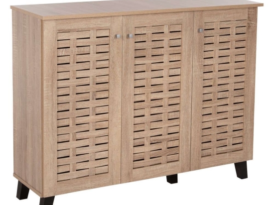 Παπουτσοθήκη-Ντουλάπι Prody HM9610.02 Με 3 Πόρτες 115x34x89cm Sonoma Μελαμίνη