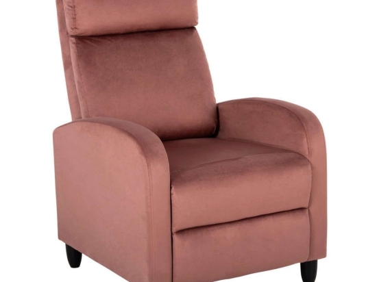 Πολυθρόνα Relax Hiber HM9782.02 67,5x90x104cm Βελούδο Rotten Apple Βελούδο