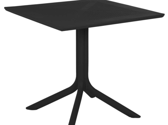 Τραπέζι Τετράγωνο HM5930.12 80x80x75cm Black
