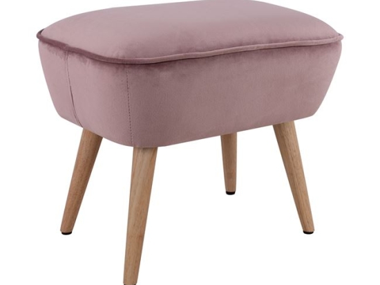 ΣΚΑΜΠΟ ΥΠΟΠΟΔΙΟ EMILIE ΣΑΠΙΟ ΜΗΛΟ ΒΕΛΟΥΔΟ HM8393.02 52x36x41Υ εκ.