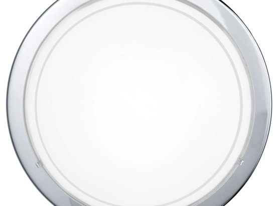 Φωτιστικό Οροφής Planet 1 83155 White-Silver Eglo Μέταλλο,Γυαλί