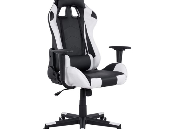 ΠΟΛΥΘΡΟΝΑ GAMING WINTER HM1137.04 ΜΑΥΡΟ-ΛΕΥΚΟ PU 68Χ67Χ130 ΕΚ