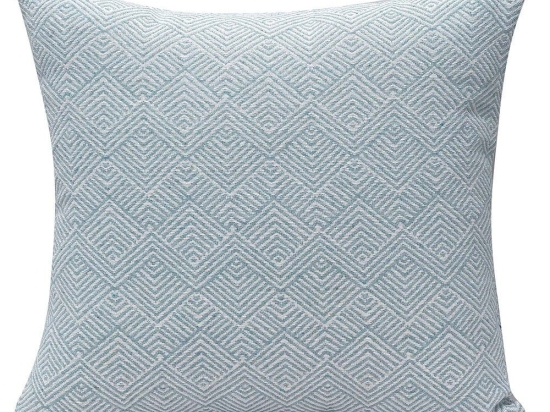 Μαξιλάρι Διακοσμητικό (Με Γέμιση) Rombo Turquoise Madi 45X45 100% Βαμβάκι
