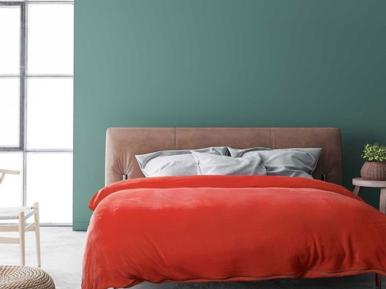 Κουβέρτα Dull Red Madi King Size 240x260cm Πολυέστερ