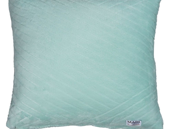 Μαξιλαροθήκη Διακοσμητική Strokes Mint Madi 45X45 Πολυέστερ