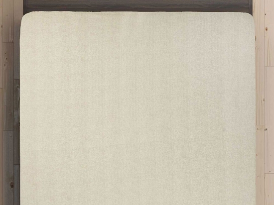 Σεντόνι Fused Με Λάστιχο Beige Madi King Size 180x230cm Βαμβάκι-Πολυέστερ