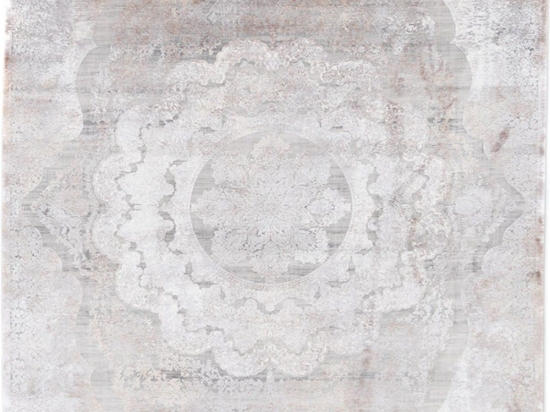 Χαλί Bamboo Silk 6864A Light Grey-Dark Beige Royal Carpet 160X230cm