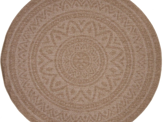 Χαλί Ψάθινο Avanos 8871 White Royal Carpet 160X160 Round
