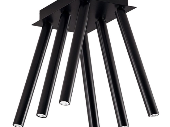 Φωτιστικό Οροφής - Πλαφονιέρα Led Duct 3083000 Black Viokef Μέταλλο