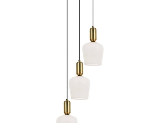 Φωτιστικό Οροφής Baron 4226000 Black-Gold Viokef Μέταλλο,Γυαλί