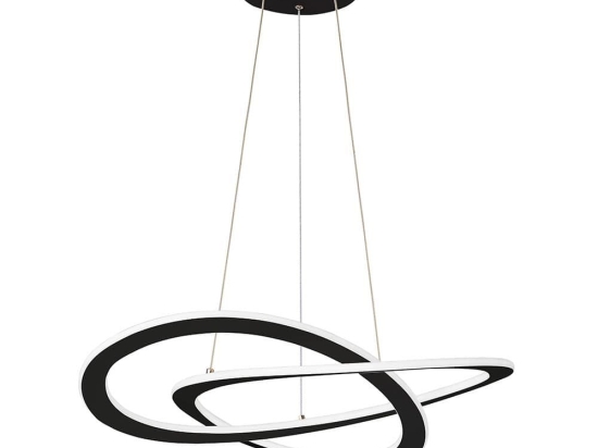 Φωτιστικό Οροφής Led Charlie 4235800 Black Viokef Μέταλλο,Πλαστικό
