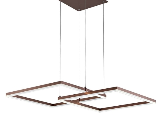 Φωτιστικό Οροφής Led Linus 4173600 Brown Viokef Μέταλλο