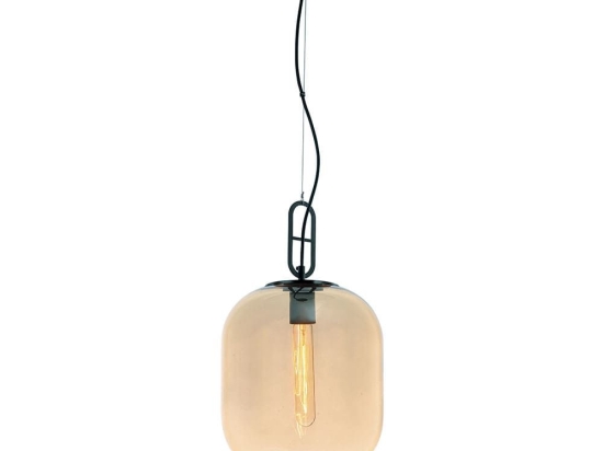Φωτιστικό Οροφής D250 Retro 4206401 Honey Viokef Γυαλί