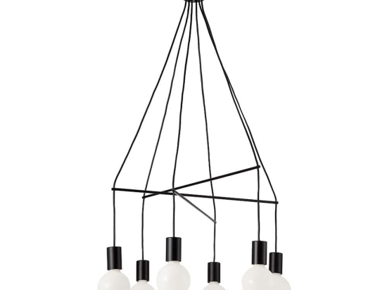 Φωτιστικό Οροφής Gloria 4234000 Black Viokef Μέταλλο