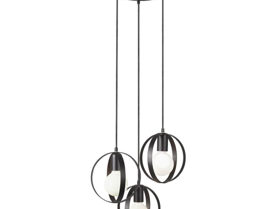 Φωτιστικό Οροφής Malou 4233800 Black Viokef Μέταλλο