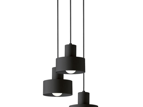 Φωτιστικό Οροφής Norton 4185001 Black Viokef Μέταλλο