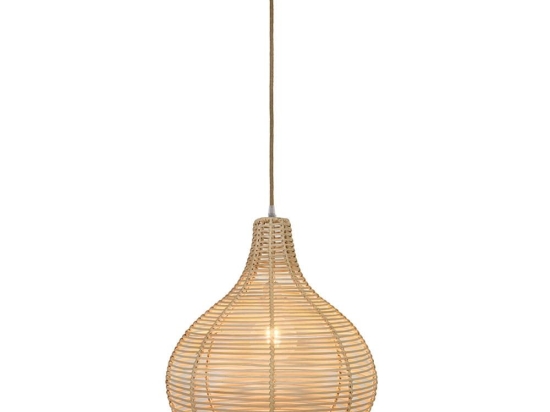 Φωτιστικό Οροφής Bolita 4227800 D300 Natural Viokef Ξύλο