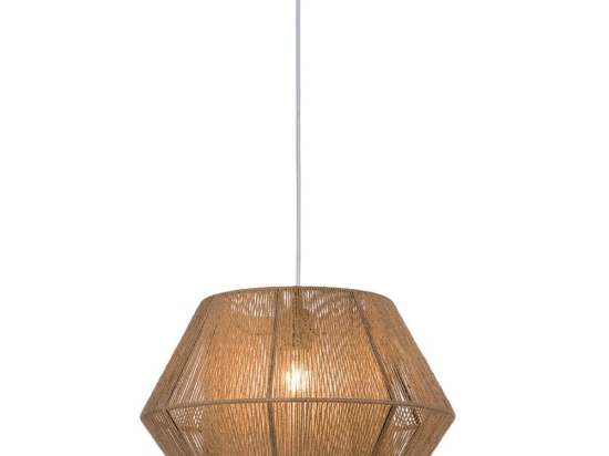 Φωτιστικό Οροφής Zaira 4198102 Beige Viokef Σχοινί