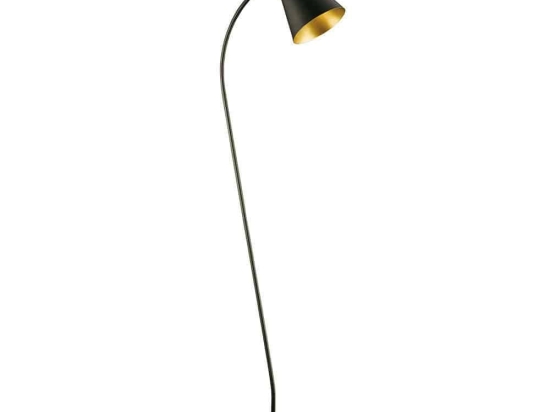 Φωτιστικό Δαπέδου Menta 4241801 Black-Gold Viokef Μέταλλο