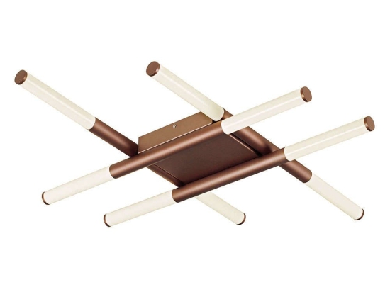 Φωτιστικό Οροφής - Πλαφονιέρα Led Tronco 4239800 Brown Viokef Μέταλλο