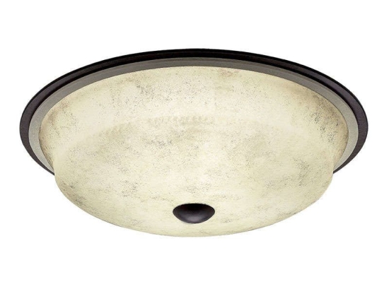 Φωτιστικό Οροφής - Πλαφονιέρα Simona 467100 Ivory-Brown Viokef Μέταλλο,Γυαλί