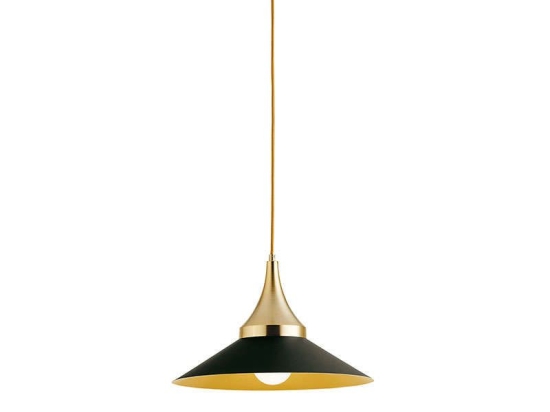 Φωτιστικό Οροφής Menta 4241301 D400 Black-Gold Viokef Μέταλλο