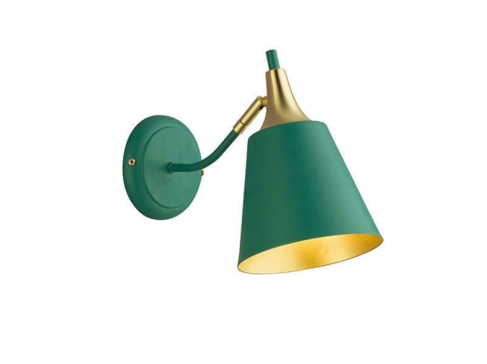 Φωτιστικό Τοίχου - Απλίκα Menta 4241600 Green-Gold Viokef Μέταλλο