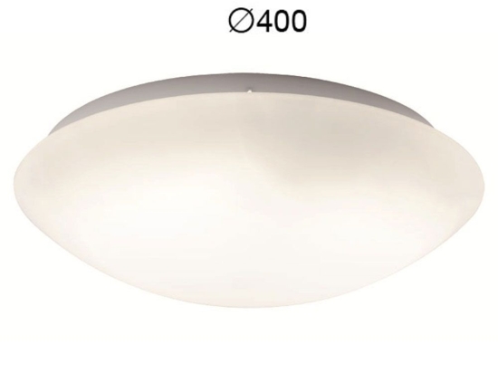 Φωτιστικό Οροφής - Πλαφονιέρα Disk 4154600 D400 Opal Viokef Γυαλί