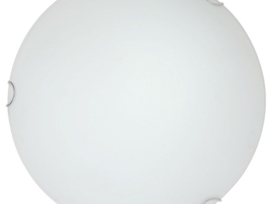 Φωτιστικό Οροφής - Πλαφονιέρα David 4105700 D300 White Viokef Γυαλί